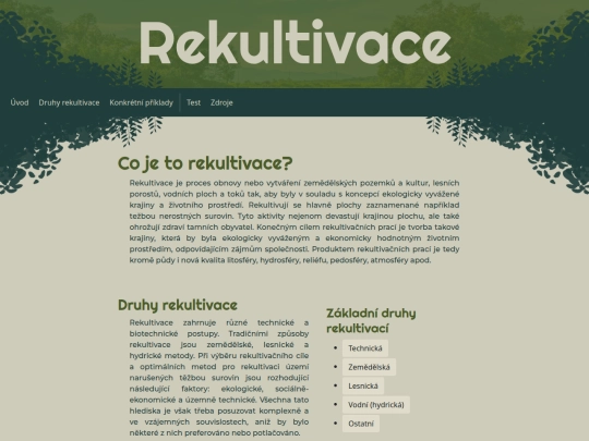 rekultivace screenshot