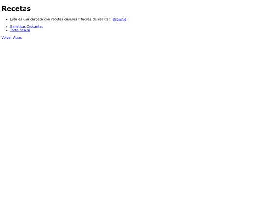 Recetario screenshot