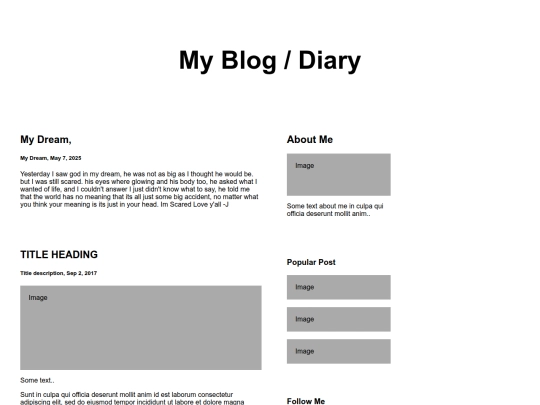 blog screenshot