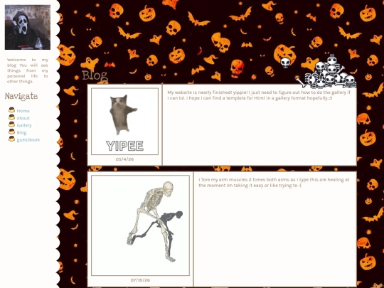 blog screenshot