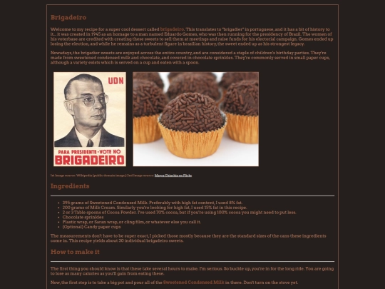 brigadeiro screenshot