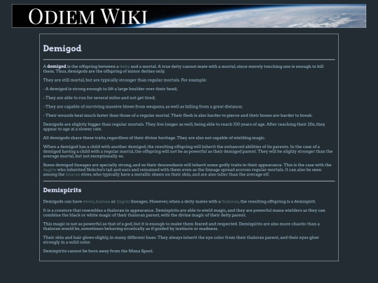 odiem/Demigod screenshot