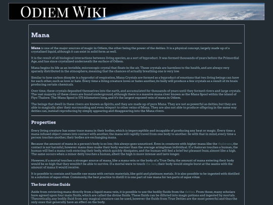 odiem/Mana screenshot