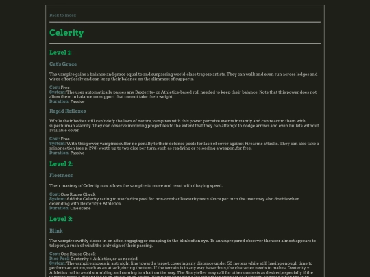 vtm/disciplines/celerity screenshot