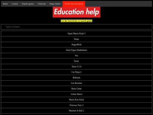 index screenshot