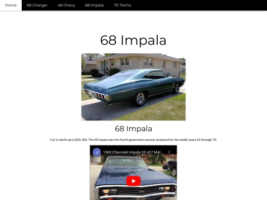 CarParts/1968Impala screenshot