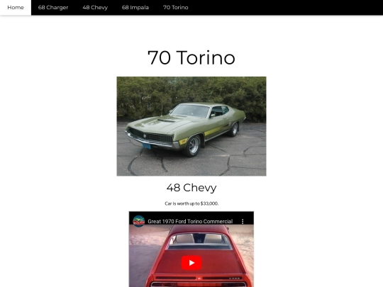 CarParts/1970Torino screenshot