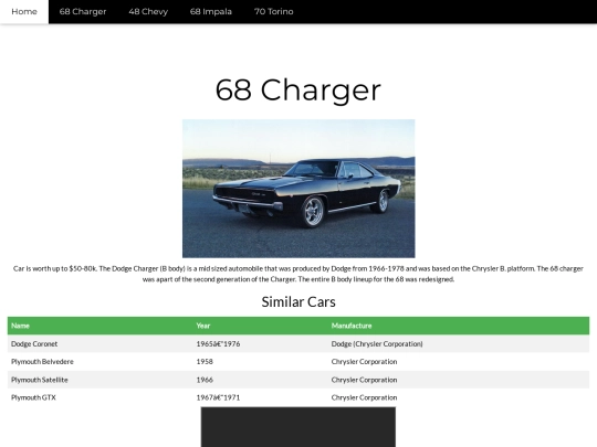 CarParts/68Charger screenshot