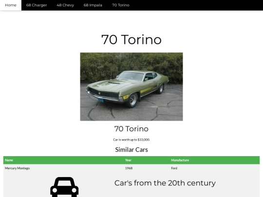 CarParts/70Torino screenshot