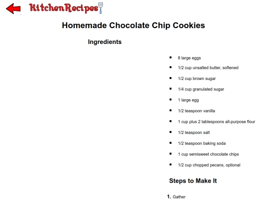 chocolatecookies screenshot