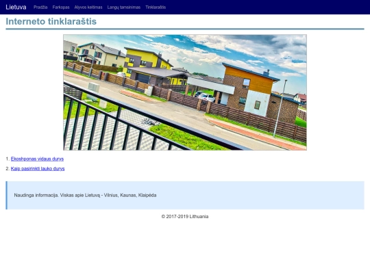 tinklarastis screenshot
