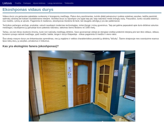 vidaus-durys screenshot