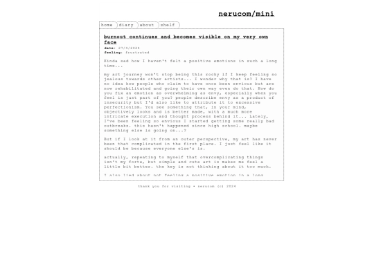 mini/diary screenshot