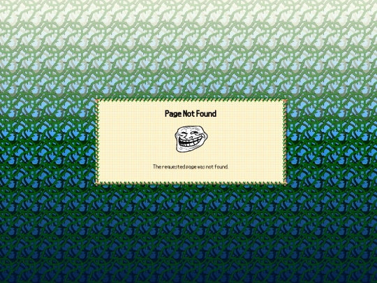 not_found screenshot