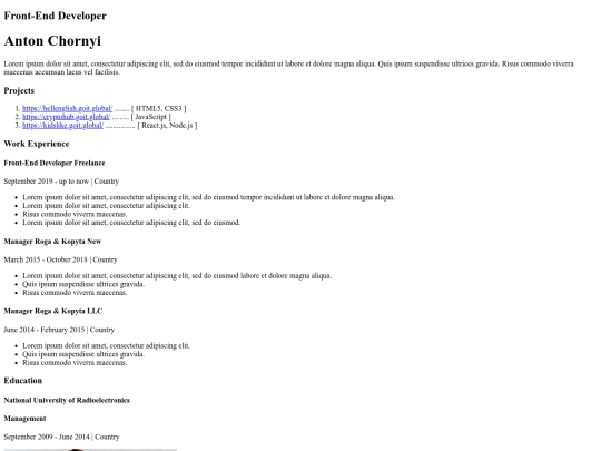 index screenshot