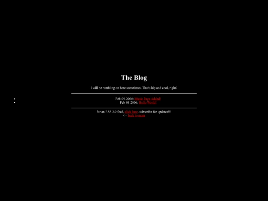 blog screenshot
