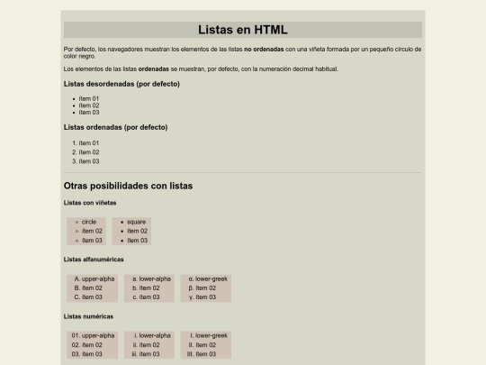 PracticaListas screenshot