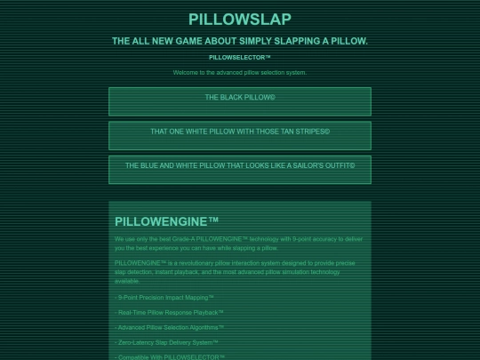 pillow screenshot