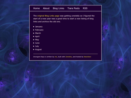 blog/bloglinks screenshot