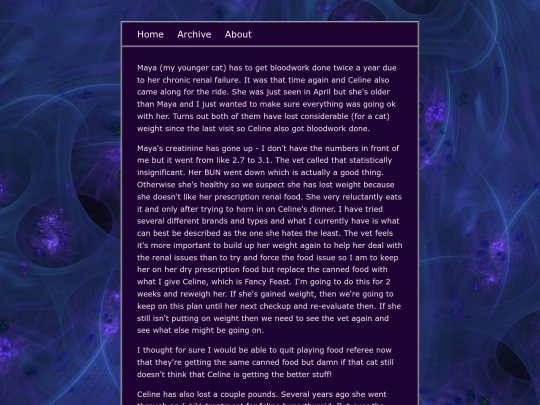 blog/posts/2022-11-10-Cat-Update-and-some-other-things screenshot