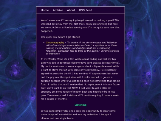 blog/posts/2024-10-06-Weekly-Wrap-Up-27 screenshot