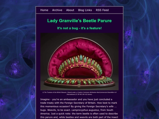 blog/posts/2025-09-24-The-Beetle-Tiara screenshot