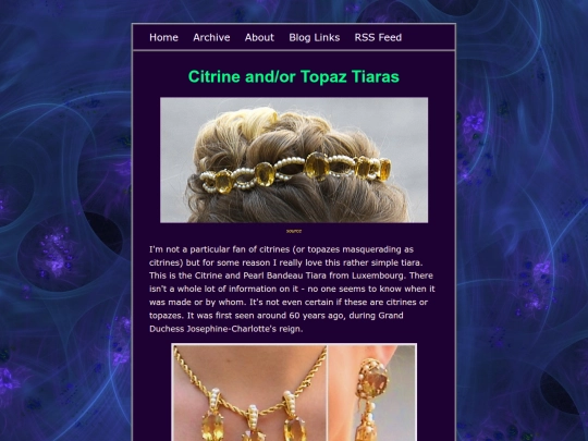 blog/posts/2025-11-12-Citrine-and-Topaz-Tiaras screenshot