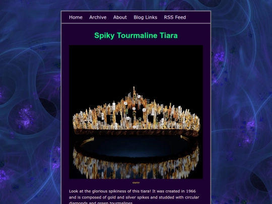 blog/posts/2025-12-10-Spiky-Tourmaline-Tiara screenshot