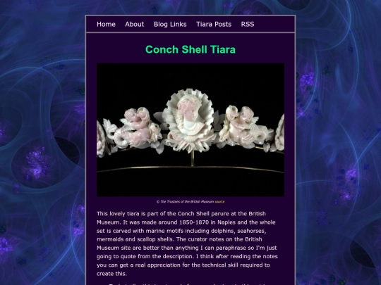 blog/posts/2026-01-21-Conch-Shell-Tiara screenshot