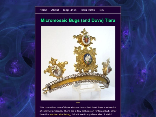 blog/posts/2026-07-15-Micromosaic-Bugs-(and-Dove)-Tiara screenshot