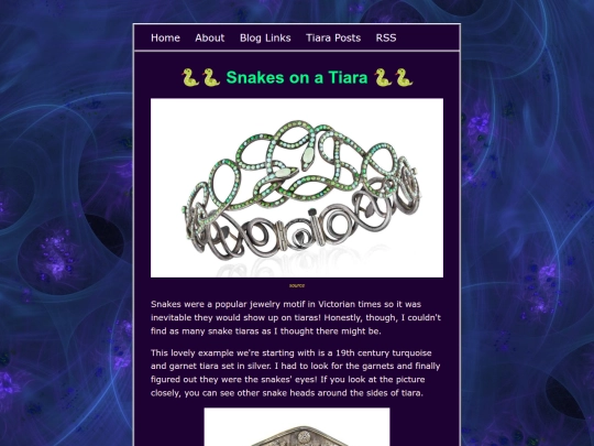 blog/posts/2026-09-16-Snakes-on-a-Tiara screenshot