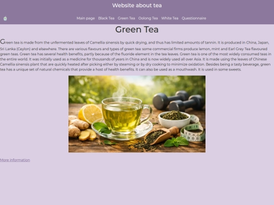 GreenTea screenshot