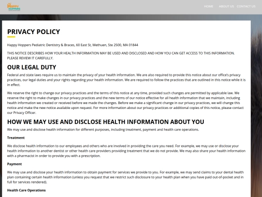 privacy-policy screenshot