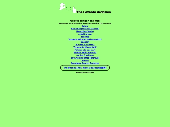 archive screenshot