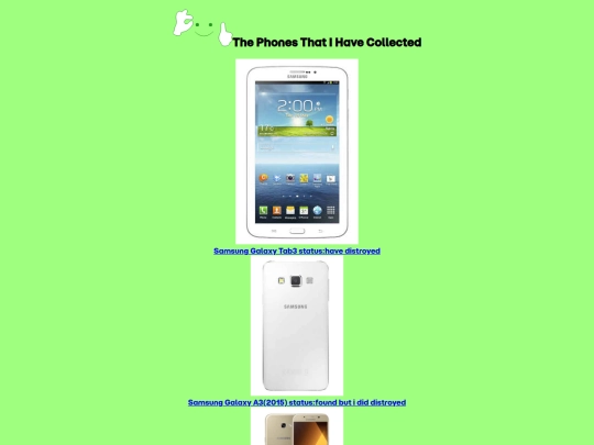 devices screenshot