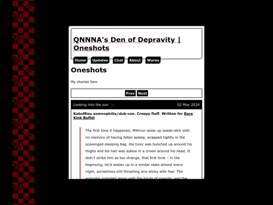fanfiction/oneshots/page-1 screenshot