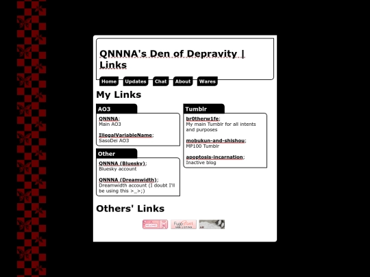 links screenshot