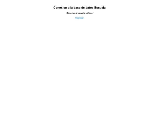 Unidad3/BD_CONECTION/escuela screenshot