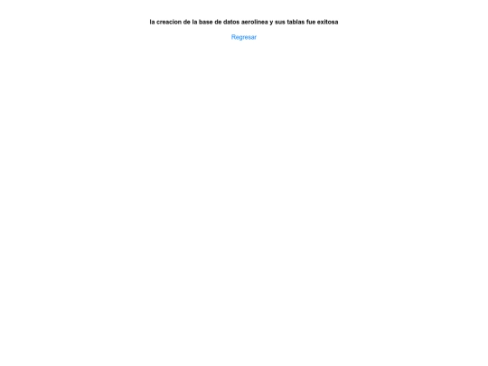 Unidad3/bdcrear/aerolinea screenshot