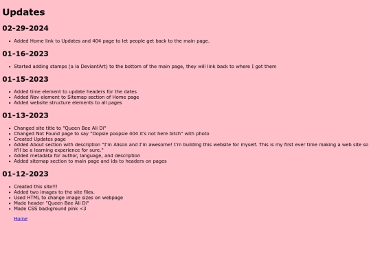 updates screenshot