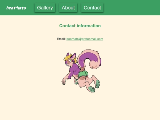 contact-portfolio screenshot