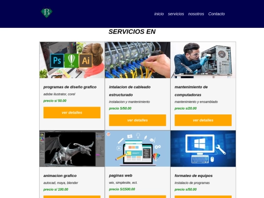 servicios screenshot