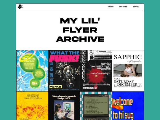 flyerarchive screenshot