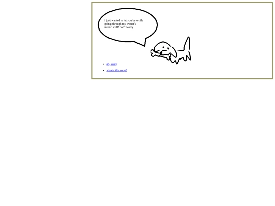 music/musicdog2 screenshot