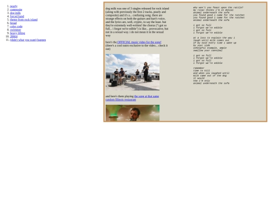 music/rock_island/dog_milk screenshot
