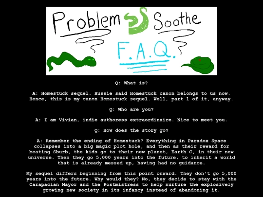 problemsoothe/faq screenshot
