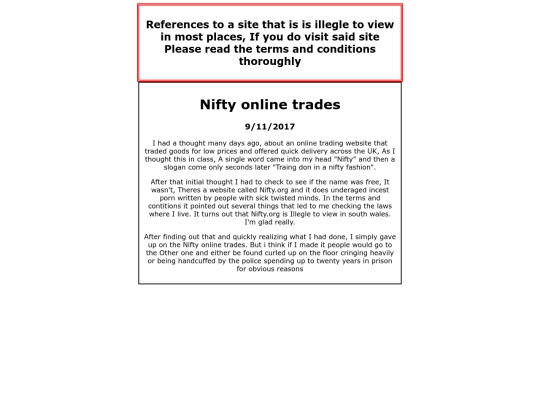 nifty screenshot