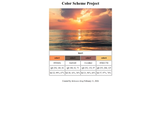 color-scheme screenshot