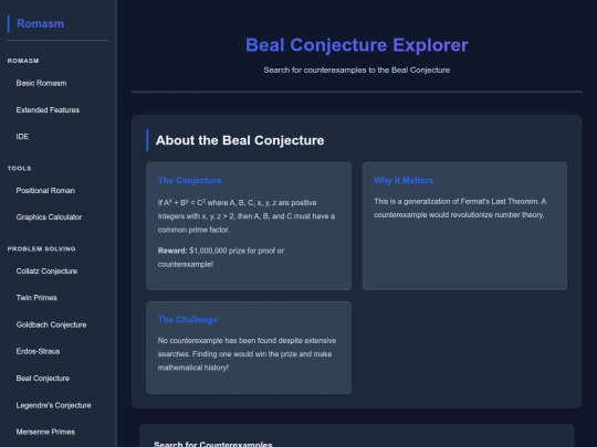 beal-conjecture screenshot