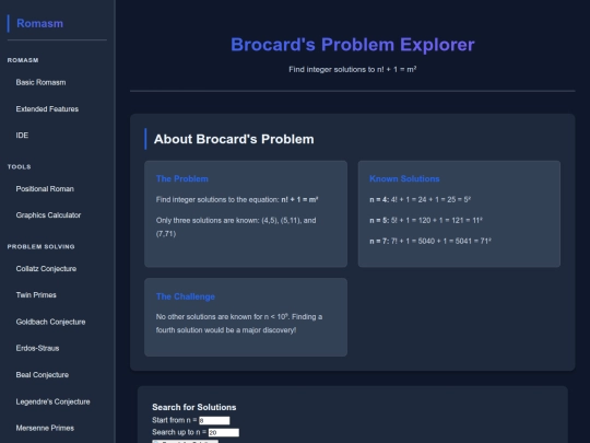 brocard-problem screenshot